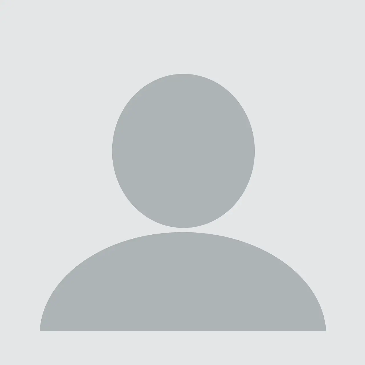Default profile avatar icon