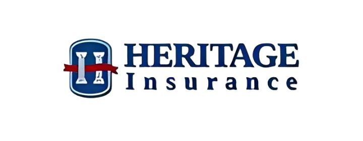 Heritage Insurance logo with pillar symbol